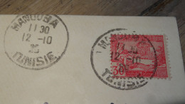 Enveloppe TUNISIE, Manouba - 1925 ......... ..... 240424 ....... CL-11-10 - Storia Postale