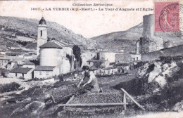 06 - LA TURBIE - La Tour D'Auguste Et L'église - La Turbie