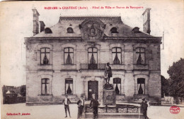 10 - Aube -  BRIENNE Le CHATEAU - Hotel De Ville Et Statue De Bonaparte - Autres & Non Classés