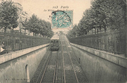 FRANCE - Paris - Vue Sur Le Métro - Vers Le Turrel - Carte Postale Ancienne - Eglises