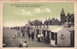 80 - CAYEUX Sur MER - Les Cabines Et Le Chemin Des Planches - Cayeux Sur Mer