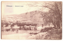 RO 83 - 18219 COPSA MICA, Sibiu, Bridge, Romania - Old Postcard - Used - 1913 - Rumänien