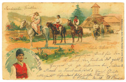 RO 83 - 20284 ETHNIC, Family, Litho, Romania - Old Postcard - Used - 1900 - Roemenië