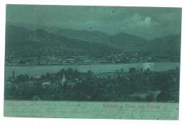 RO 83 - 22680 ORSOVA, Panorama, Moon, Litho, Romania - Old Postcard - Used - 1902 - Romania