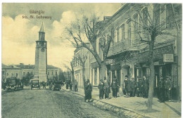 RO 83 - 23689 GIURGIU, Firemen Tower, Stret Stores, Romania - Old Postcard - Used - 1928 - Romania