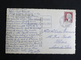 PARIS XX RUE DES PYRENEES - FLAMME CHEQUES POSTAUX SUR MARIANNE DECARIS - EZY SUR EURE - Mechanical Postmarks (Advertisement)