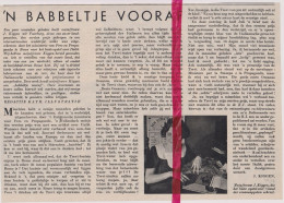 Voorburg - Mej. J. Kiggen, Winnares Opstelwedstrijd - Orig. Knipsel Coupure Tijdschrift Magazine - 1936 - Ohne Zuordnung