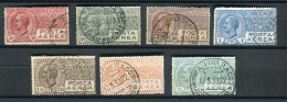 REGNO 1926-28 POSTA AEREA SOP.TI SERIE CPL. USATA - Correo Aéreo