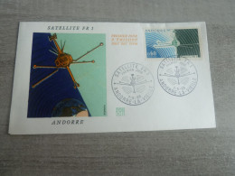 Andorre-la-Vieille - Satellite Français Fr 1 - Enveloppe Premier Jour D'Emission - Année 1966 - - Europa