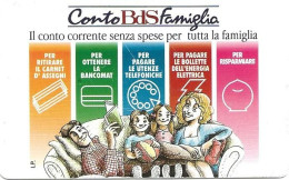 Italy: Telecom Italia - Conto Banca Di Sicilia Famiglia - Öff. Werbe-TK