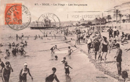 FRANCE - Nice - La Plage - Les Baigneurs - Animé - Carte Postale Ancienne - Sonstige & Ohne Zuordnung