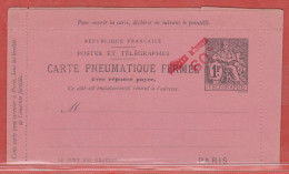 France Entier Postal 2581 CLPPRP Type Chaplain - Andere & Zonder Classificatie