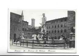 CPA FIRENZE, FONTANA DEL NETTUNO , BIANCONE - Firenze