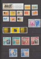 Lot De 20 Timbres Thème Timbre Sur Timbre Neufs ** (lot 604) - Collections (sans Albums)