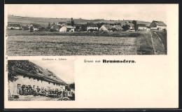 AK Brunnadern, Gasthaus Zum Löwen, Teilansicht  - Autres & Non Classés