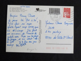 ARGUEIL - SEINE MARITIME - FLAMME MUETTE SUR MARIANNE LUQUET - DIEPPE LE STENA PARISIEN DANS LE PORT SEALINK - Mechanical Postmarks (Advertisement)