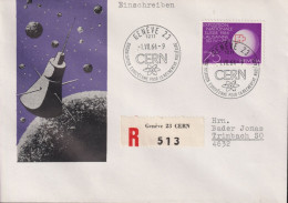 1964 Schweiz R-Brief, Zum:CH 405, Mi:CH: 785, CERN - Lettres & Documents