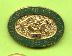 Superbe Pins Cheval Course Hippique Quarter Horse Racing 1989 Egf Fr413 - Other & Unclassified