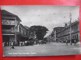 CPA - COLOMBO - YORK STREET, FORT 1933 - Sri Lanka (Ceilán)