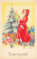Santa Claus * CPA Illustrateur GOUGEON Gougeon * Père Noël St Nicolas * Enfants Jeux Jouets * JOYEUX NOEL - Santa Claus