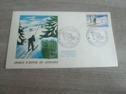 Andorre-la-Vieille - Sports D'Hiver - Enveloppe Premier Jour D'Emission - Organisations Sociales - Année 1966 - - Skisport