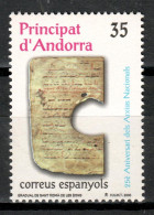 Andorra 2000 / National Archives MNH Archivos Nacionales Nationale Archive/ Mg01  34-6 - Unused Stamps