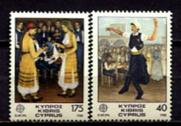 Cyprus 1981 Chipre / Europa CEPT Folklore MNH Folk / Jh06  34-6 - 1981