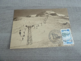 Andorre-la-Vieille - Sports D'Hiver - Carte Philatélique Premier Jour D'Emission - Année 1966 - - Skiing