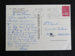 AVON - SEINE ET MARNE - FLAMME SUR MARIANNE BEQUET - PARIS ARC DE TRIOMPHE PLACE ETOILE CHAMPS ELYSEES - Mechanical Postmarks (Advertisement)