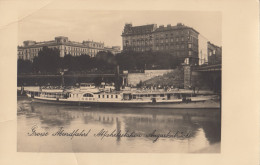 AK - Wien Donaukanal Bei D. Augartenbrücke - Dampfer HEBE Bei Der Abfahrt - Sonstige & Ohne Zuordnung