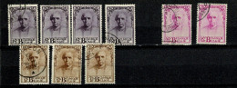 1932 342 343 344° (lot 9 Timbres) : Mercier - Usados