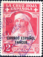 MAROCCO SPAGNOLO, SPANISH MOROCCO, TANGERI, TANGIER, CROCE ROSSA, RED CROSS, 1926, USATI Scott:ES-MA LB2, Yt:ES-MA 106 - Spaans-Marokko