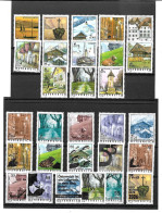 0504e: Euro- Freimarken 2002- 2006 "Ferienland Österreich" überkomplett 29 Werte ** Mit Hochwassermarke (ANK 82.-) - Unused Stamps