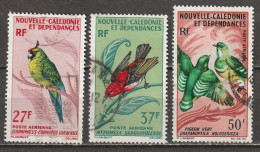 Nouvelle-Calédonie Poste Aérienne N° 88, 89, 90 Oiseau - Gebruikt