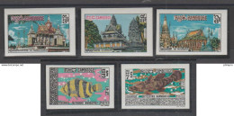 CAMBODGE /CAMBODIA 1970 +1978  IMPERF.  Short Set **MNH - Cambogia