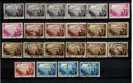 1932 356/361° + ° ( Lot  22 Timbres ) : Senatorium - Used Stamps