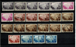 1932 356/361° + ° ( Lot  22 Timbres ) : Senatorium - Gebruikt