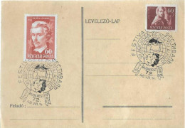 Postzegels > Europa > Hongarije > 1971-80 > Kaart Met 2 Postzegels E Speciaal Stempel (17050) - Storia Postale