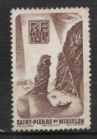 SAINT PIERRE ET MIQUELON N°  325   " ROC DE LANGLADE " - Unused Stamps