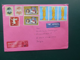 GROOT FORMAAT  LOT71   / LETTRE THAILANDE POUR LA BELG. 2013 - Thailand