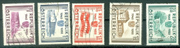 Autriche Yv  845/849 Ou Mi 1012/1016 Ob TB  - Used Stamps