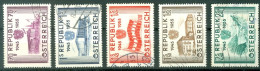 Autriche Yv  845/849 Ou Mi 1012/1016 Ob TB  - Used Stamps