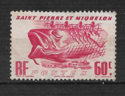 SAINT PIERRE ET MIQUELON N°  329 " MORUE " - Unused Stamps