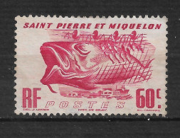 SAINT PIERRE ET MIQUELON N°  329 " MORUE " - Ongebruikt