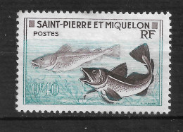 SAINT PIERRE ET MIQUELON N°  353 " MORUE " - Unused Stamps