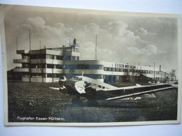 Avion / Airplane / LUFTHANSA / Junkers JU 52 / Seen At Essen Airport - 1919-1938