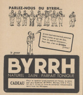 BYRRH - Vignetta - Pubblicità D'epoca - 1937 Old Advertising - Werbung