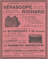 Vérascope RICHARD - Pubblicità D'epoca - 1912 Old Advertising - Publicités