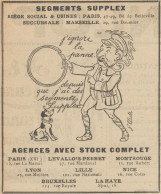 Segments SUPPLEX - Pubblicità D'epoca - 1920 Old Advertising - Publicités