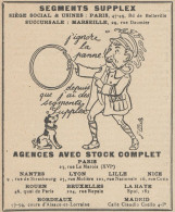 Segments SUPPLEX - Pubblicità D'epoca - 1920 Old Advertising - Publicités